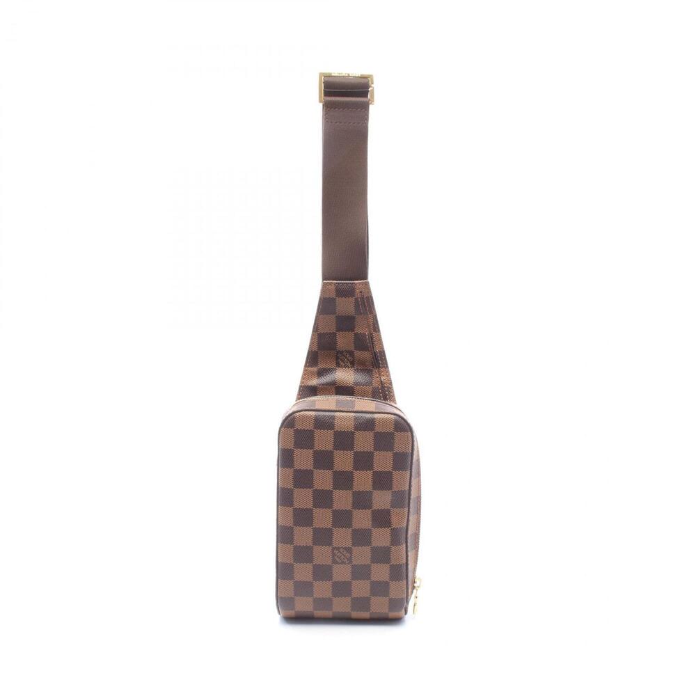 Louis Vuitton Geronimos Damier Ebene Waist Bag/Body Bag/Handbag, Coated Canva...